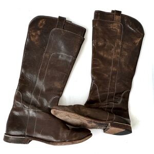 Frye Paige knee high Tan Leather Interior